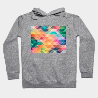 Colorful Prismatic Triangles Hoodie